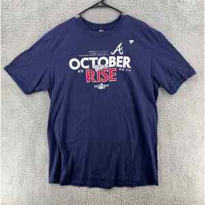 Gildan Fanatics 2022 October‎ Rise Atlanta Braves T-Shirt Men’s Sz XL NWOT